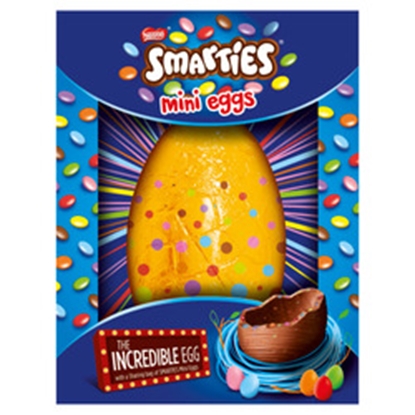 Picture of SMARTIES GIANT INCLUSION EGG 470GR